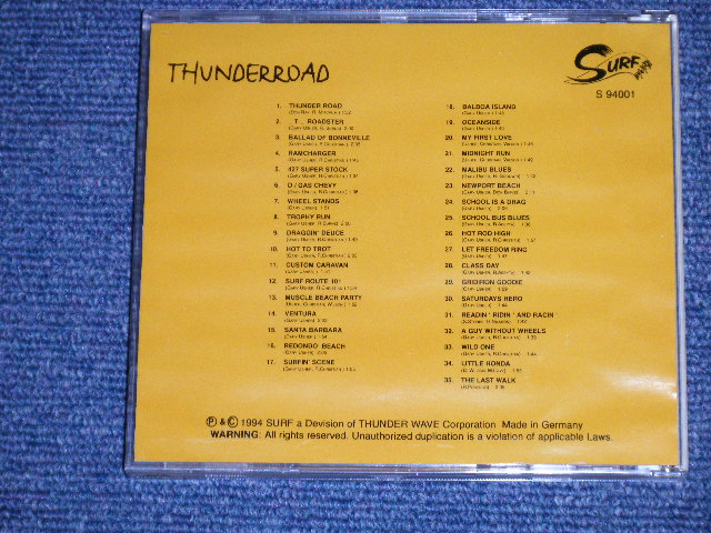 画像: THE SUPER STOCKS ( GARY USHER Works ) - THUNDER ROAD( 35 Tracks BEST) (MINT-/MINT) /  1994 GERMANY GERMAN Used  CD