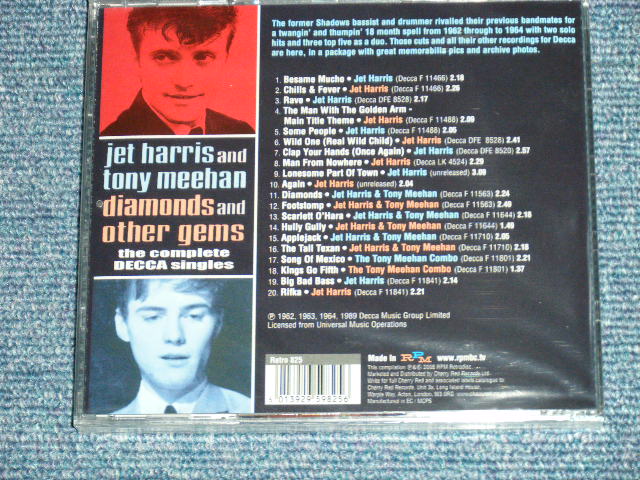 画像: JET HARRIS & TONY MEEHAN  ( of THE SHADOWS ) - THE COMPLETE RECORDINGS : DIAMONDS AND OTHER GEMES  ( SEALED ) / 2008 UK ENGLAND ORIGINAL "BRAND NEW SEALED" C