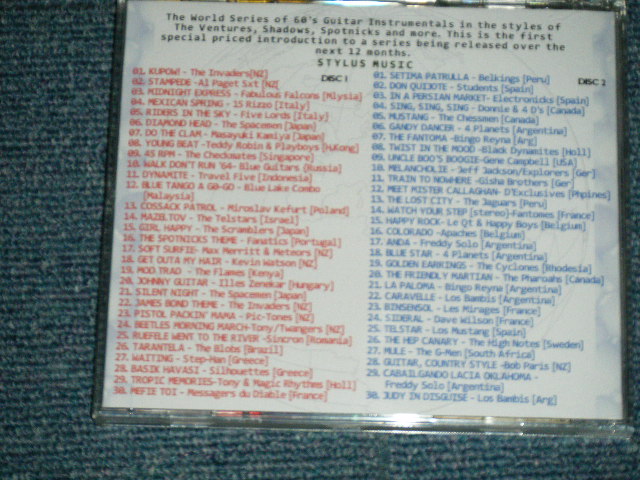画像: V.A. OMNIBUS - WORLD SERIES VOL.1 & 2 : 1960's LONG FORGOTTEN ROCK GUITAR INSTRUMENTALS From Around The World / 2011 EUROPE Limited Press by CD-R BRAND NEW 2 CD-R  