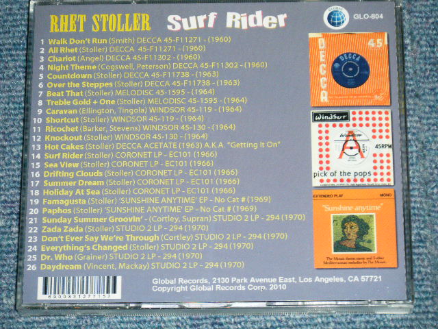 画像: RHET STOLLER - SURF RIDER  (NEW )  /  2010 US AMERICA   ORIGINAL "BRAND NEW" CD 