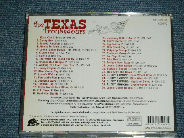 画像: The TEXAS TROUBADOURS - ALMOST TO TULSA  ( NEW )   / 2008 GERMAN GERMANY ORIGINAL  "Brand New" CD 
