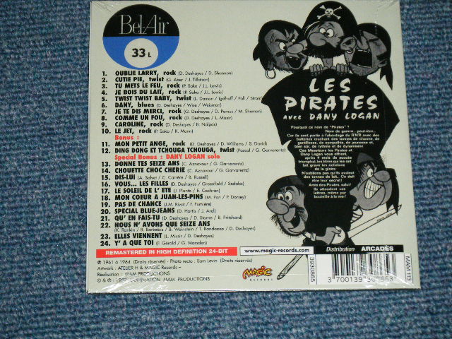 画像: LES PIRATES : AVEC LES PIRATES et dany logan - SALUT LES AMIS  : TWIST (SEALED) / 1997 FRANCE ORIGINAL "Brand New SEALED"  "MINI LP PAPER Sleeve"  CD SALUT LES AMIS