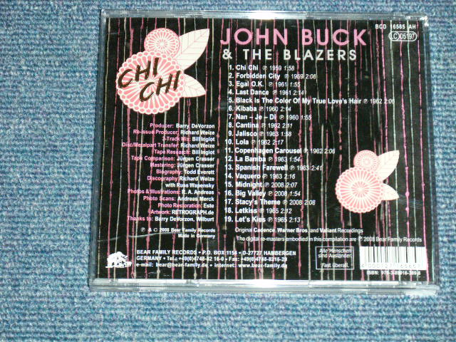 画像: JOHN BUCK & The BLAZERS - CHI CHI ( NEW) / 2008 GERMAN GERMANY ORIGINAL "BRAND NEW" 2-CD