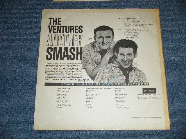 画像: THE VENTURES - ANOTHER SMASH ( TWO MEN with VIOLIN COVER : Ex+/Ex+++) /1961 UK ENGLAND ORIGINAL MONO Used LP 