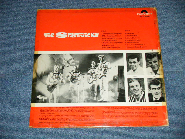 画像: SPOTNICKS, The -  THE SPOTNICKS ( G+++/Ex  Looks:VG+++ : Tape on ed )   / 1965 WEST-GERMANY GERMAN ORIGINAL  Used   LP