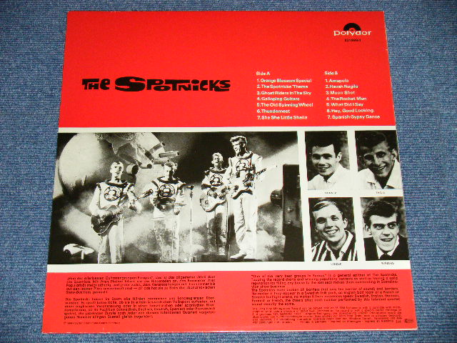 画像: SPOTNICKS, The -  THE SPOTNICKS ( MINT-/MINT- )   / 1966 Version WEST-GERMANY GERMAN REISSUE  2nd ISSUED  Used   LP