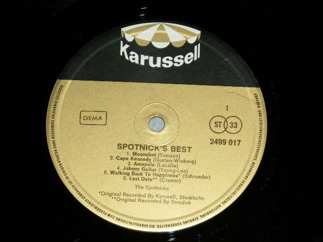 画像: SPOTNICKS, The -  SPOTNICK'S BEST ( MINT-/MINT- )   / 1971 WEST-GERMANY GERMAN ORIGINAL  Used   LP 