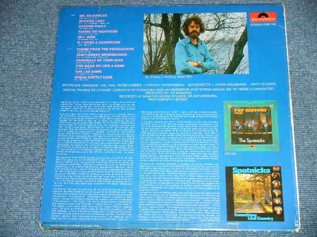 画像: BO WINBERG & The SPOTNICKS - TODAY ( Ex/Ex+++,Ex+  : TEAROL,TAPE OL, Tape Seam )   / 1973 WEST-GERMANY GERMAN ORIGINAL  Used   LP