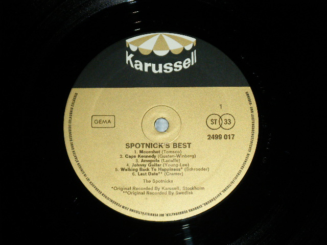 画像: SPOTNICKS, The -  SPOTNICK'S BEST ( Ex++/MINT- )   / 1971 WEST-GERMANY GERMAN ORIGINAL  Used   LP 