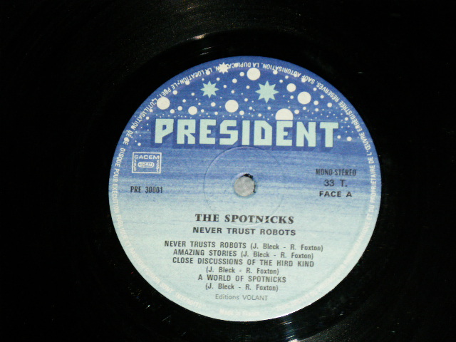 画像: The SPOTNICKS - NEVER TRUST ROBOTS ( Ex++/Ex++ Looks:VG+++,  Ex++ Looks:Ex+ : WOIC)   / 1975 FRANCE FRENCH  ORIGINAL  Used   LP