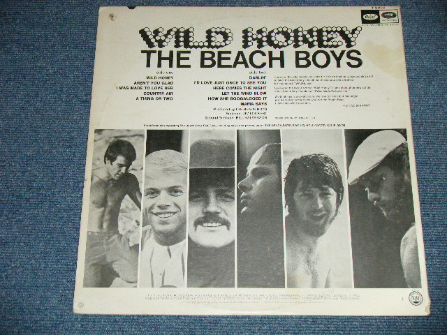 画像: THE BEACH BOYS -  WILD HONEY ( Matrix #  A) T-1-2859-F-1 /B) T-2-2859-F-1 ) (Ex+/Ex++ Looks:MINT- BB ) / 1967 US AMERICA ORIGINAL Mono Used LP