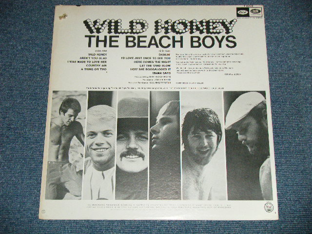 画像: THE BEACH BOYS -  WILD HONEY ( Matrix #   A) T-1-2859-G10#2 / B) T-2-2859-G10) (Ex+++/MINT- BB ) / 1967 US AMERICA ORIGINAL Mono Used LP