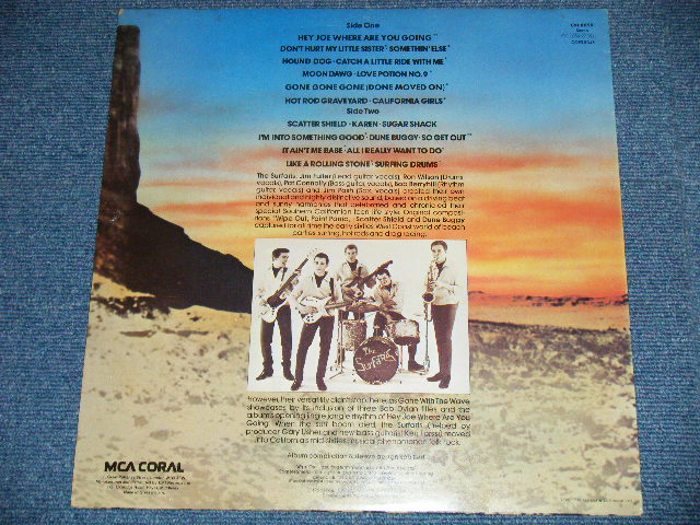 画像: THE SURFARIS - GONE WITH THE WAVE  (GARY USHER Works)  ( Ex++/MINT-) / 1977 UK ENGLAND  Used LP 