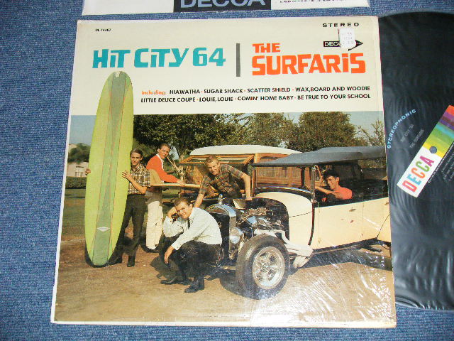画像1: THE SURFARIS - HIT CITY 64 (GARY USHER Works)  ( MINT-/MINT- Looks:Ex+++ ) / 1964 US AMERICA ORIGINAL STEREO Used LP 