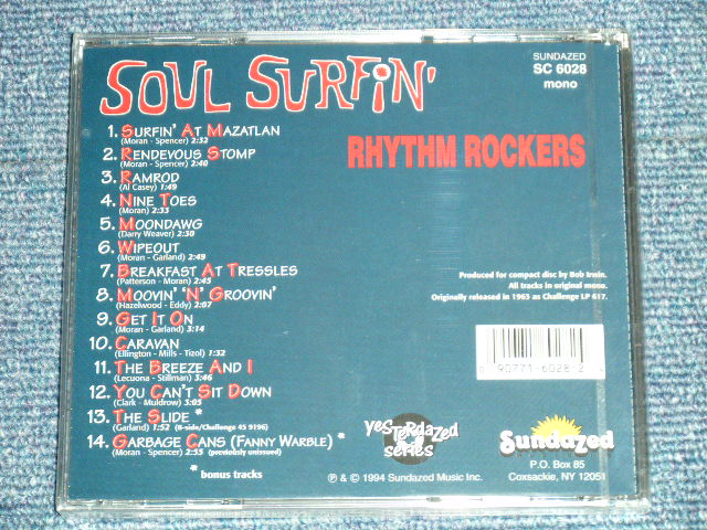 画像: RHYTHM ROCKERS - SOUL SURFIN'  (SEALED) / 1994  US AMERICA ORIGINAL "Brand New SEALED" CD