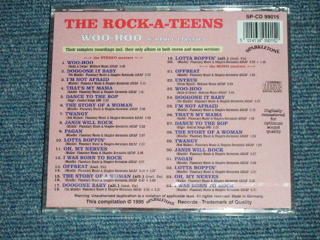 画像: The ROCK-A-TEENS - WOO-HOO   ( SEALED  )  /  1995 GERMAN GERMANY ORIGINAL "BRAND NEW SEALED"  CD