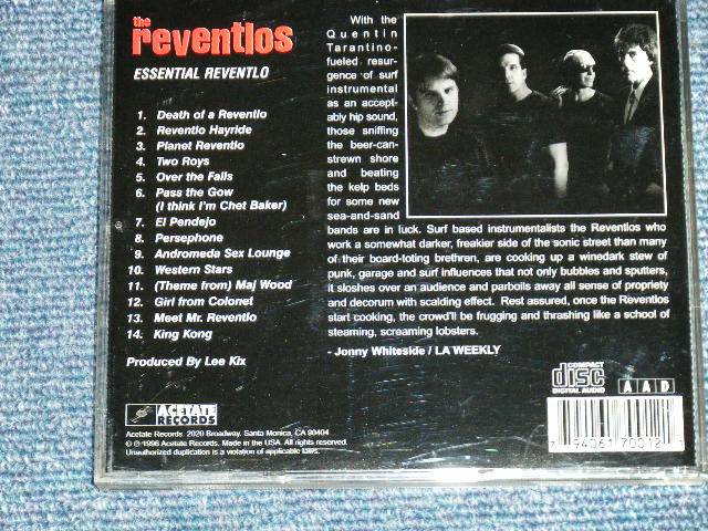画像: The REVENTLOS (Neo-Surf Garage Inst) - ESSENTIAL REVENTLO  (MINT-/MINT) / 1996  US AMERICA ORIGINAL Used CD