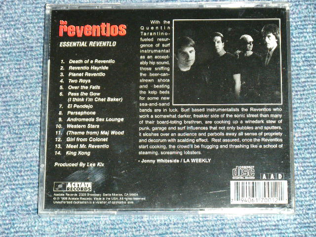 画像: The REVENTLOS (Neo-Surf Garage Inst) - ESSENTIAL REVENTLO  (SEALED) / 1996  US AMERICA ORIGINAL "Brand New SEALED" CD