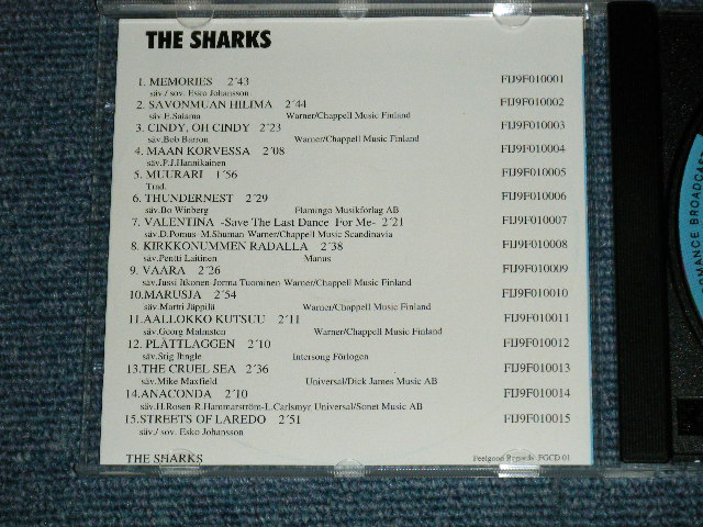画像: THE SHARKS - MEMORIES (MINT-/MINT)/ 2001 FINLAND ORIGINAL Used CD