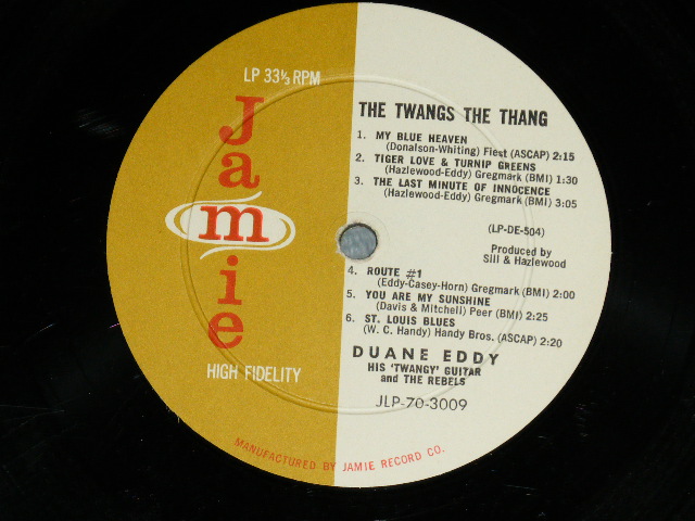 画像: DUANE EDDY - THE "TWANGS" THE "THANGS" ( Ex+/Ex+ Looks:Ex)   / 1959 US AMERICA ORIGINAL MONO Used  LP 