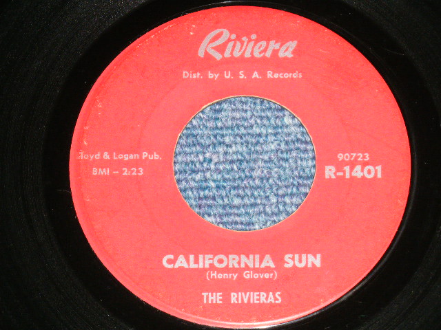 画像1: The RIVIERAS  - CALIFORNIA SUN (Vocal)/ H.B. GOOSE STEP (Inst) ( Ex+/Ex+ )  / 1964 US AMERICA ORIGINAL Used 7" Single