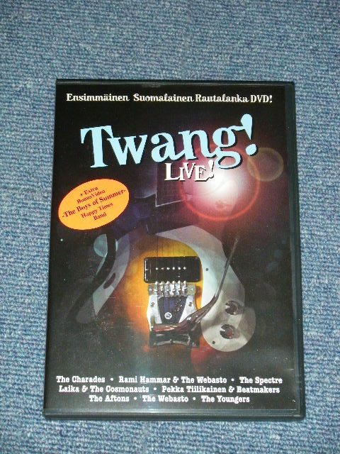 画像: VA OMNIBUS (The CHARADES, RAMI HAMMAR & The WEBSTO, The SPECTRE, LAIKA & The COSMONAUTS, PEKKA TIILIKAINEN & BEATMAKERS,The AFTONS, The YOUNGERS ) - TWANG! LIVE!    / 2007 FINLAND Used  DVD