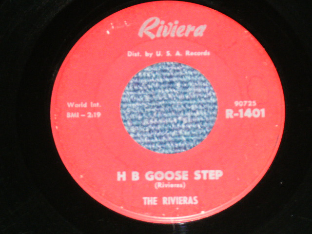 画像: The RIVIERAS  - CALIFORNIA SUN (Vocal)/ H.B. GOOSE STEP (Inst) ( Ex+/Ex+ )  / 1964 US AMERICA ORIGINAL Used 7" Single