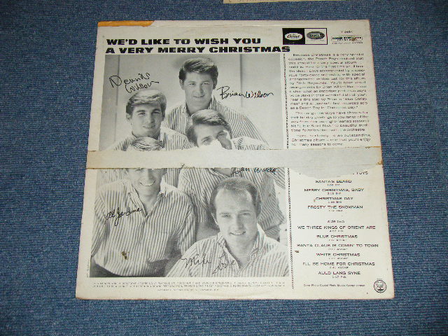 画像: The BEACH BOYS - CHRISTMAS ALBUM ( Matrix # H-3 / H-3) ( Ex-,VG/Ex+ Looks:Ex++) / 1964 US AMERICA ORIGINAL  MONO Used LP