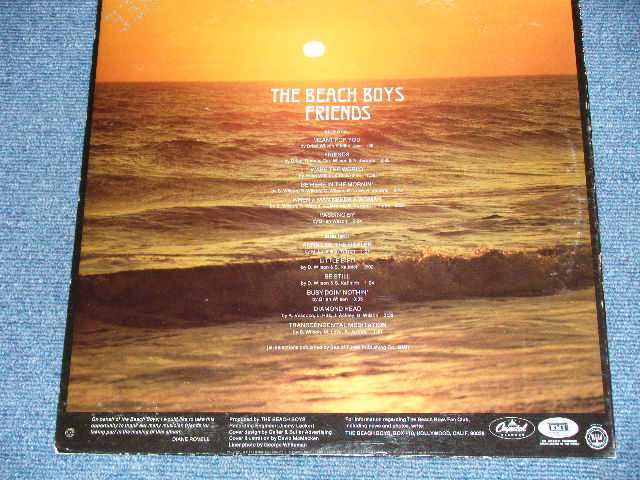 画像: The BEACH BOYS - FRIENDS ( Matrix #    A) ST-1-2895 A-3 /B) ST-2-2895 A-3   ) (Ex++/MINT-: EDSP) / 1968 US AMERICA ORIGINAL "PROMO Hole"  STEREO Used LP