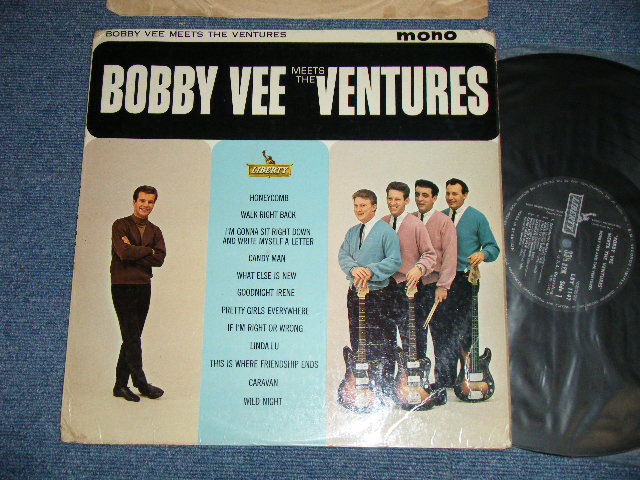 画像1: THE VENTURES & BOBBY VEE - BOBBY VEE MEETS THE VENTURES ( Matrix Number 1N / 1N) ( Ex+/MINT)  / 1963 UK ENGLAND  ORIGINAL MONO Used  LP