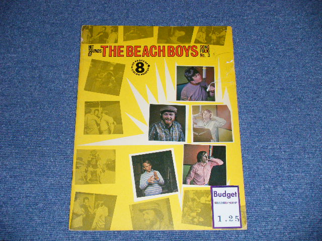 画像1: The BEACH BOYS - HIT SOUNSDS OF BEACH BOYS SONG FOLIO NO.3 (VG+++)  / 1966 US AMERICA ORIGINAL Used SHEET MUSIC 