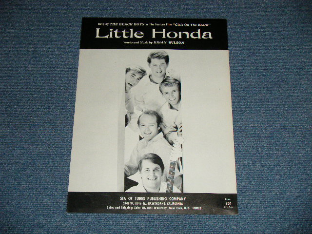 画像1: The BEACH BOYS - LITTLE HONDA / 1964 US AMERICA ORIGINAL Used SHEET MUSIC 