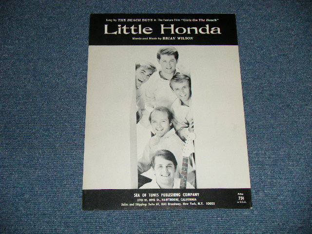 画像1: The BEACH BOYS - LITTLE HONDA (Ex+++)  / 1964 US AMERICA ORIGINAL Used SHEET MUSIC 