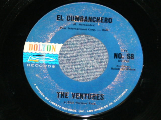 画像1: THE VENTURES - EL CUMBANCHERO : SKIP TO M' LIMBO  ( Ex+++/Ex+++) / 1963 US AMERICA ORIGINAL "DARK BLUE with BLACK PRINT Label" 7" Single