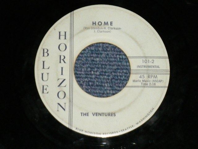 画像: THE VENTURES - A)BLUE STAR  B)COMIN' HOME BABY (MINT-/MINT-) / 1966 US AMERICA ORIGINAL " with PICTURE SLEEVE" 1st Press "Dark BLUE With SILVER PRINT Label" Used 7" Single
