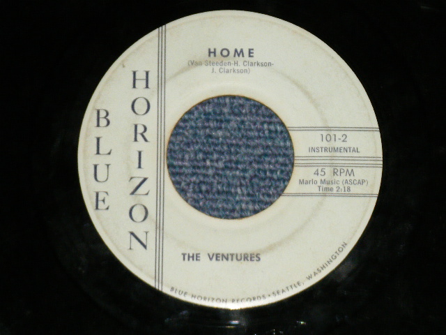 画像: THE VENTURES - WALK-DON'T RUN / HOME (CRACK THE EDGE SIDE ) / 1960 US AMERICA ORIGINAL Used 7" SINGLE 