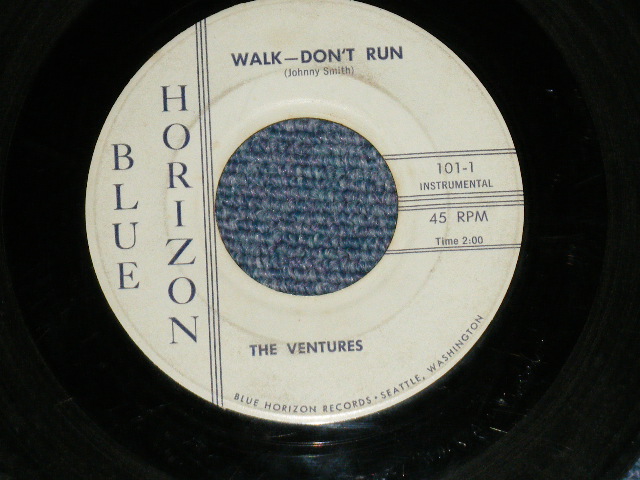 画像1: THE VENTURES - WALK-DON'T RUN / HOME (CRACK THE EDGE SIDE ) / 1960 US AMERICA ORIGINAL Used 7" SINGLE 