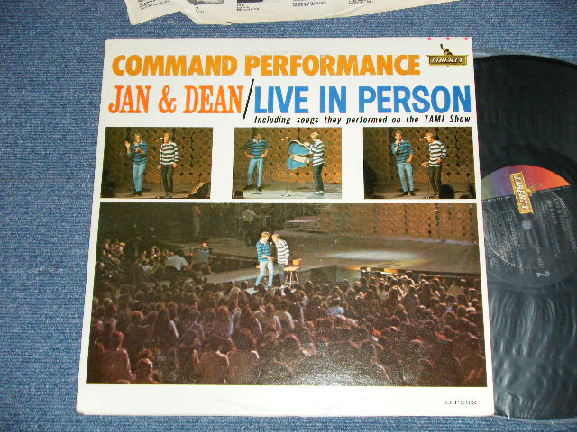 画像1: JAN & DEAN - COMMAND PERFORMANCE : LIVE IN PERSON  ( Ex++/Ex+++ )  / 1965 US AMERICA ORIGINAL MONO   LP 