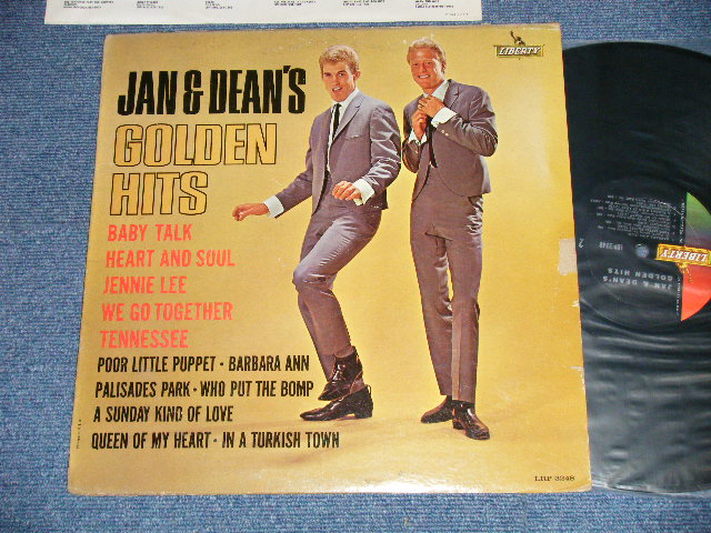 画像1: JAN & DEAN - GOLDEN HITS ( Ex-/Ex++ Looks:Ex+ EDSP, STOL)   / 1962 US AMERICA ORIGINAL MONO Used LP 
