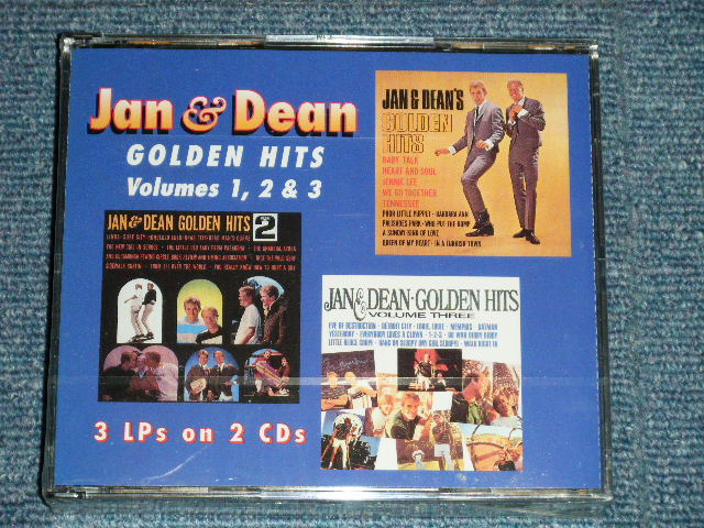 画像1: JAN & DEAN - GOLDEN HITS VOL.1,2 &3  (3iN2) (SEALED)  / 1996 US AMERICA  ORIGINAL "BRAND NEW SEALED" 2-D  