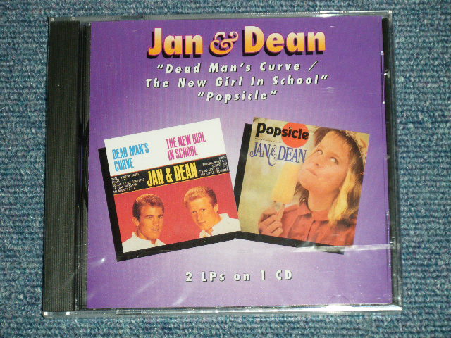 画像1: JAN & DEAN -  DEAD MAN'S CURVE/THE NEW GIRL IN SCHOOL  + POPSOCLE  (2in1) (SEALED)  / 1996 US AMERICA  ORIGINAL "BRAND NEW SEALED" CD 