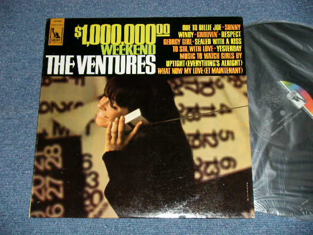画像1: THE VENTURES -  $1,000,000.00 WEEKEND   (Matrix # A)LRP-2054 Side-1 1A    B)LRP-2054 Side-2 1A )（Ex++/:MINT-) / 1968 US AMERICA ORIGINAL "MONO" "NON MONO CREDIT at Back Cover"  Used  LP 