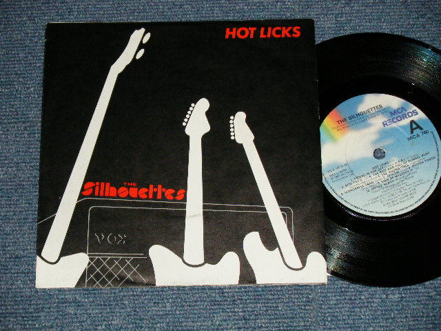 画像1: THE SILHOUETTES - HOT LICKS : BEHIND EVERY CLIFF THERE IS A SILVER SHADOW (MINT-/MINT-) / 1981 UK ENGLAND ORIGINAL Used 7"45 Single 
