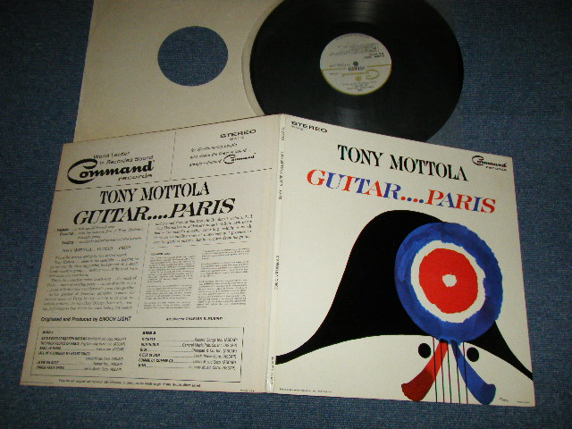 画像1: TONY MOTTOLA - GUITAR...PARIS  ( Ex+++/Ex+++) / 1964 US AMERICA ORIGINAL STEREO Used LP