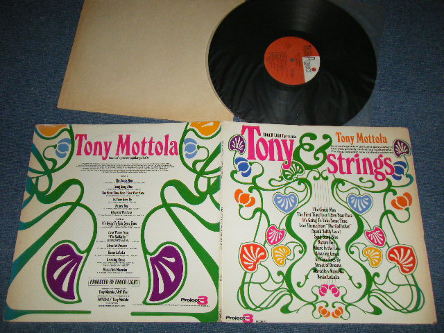 画像1: TONY MOTTOLA -  TONY & STRINGS  ( Ex/Ex+++ SPLIT/ 1972 US AMERICA ORIGINAL "RECORD CLUB Release"  Used LP