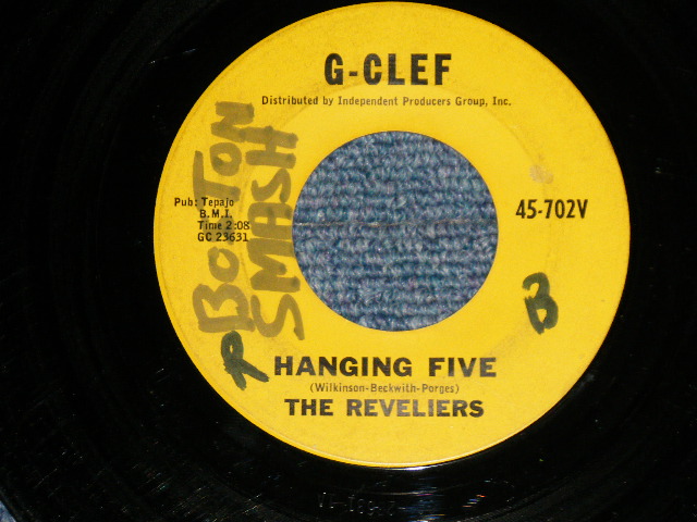 画像1: THE REVELIERS (ROCKIN'  GUITAR INST) - HANGING FIVE : PATCH ( Ex/Ex WOL)  / 1963 US AMERICA ORIGINAL Used 7" 45 Single