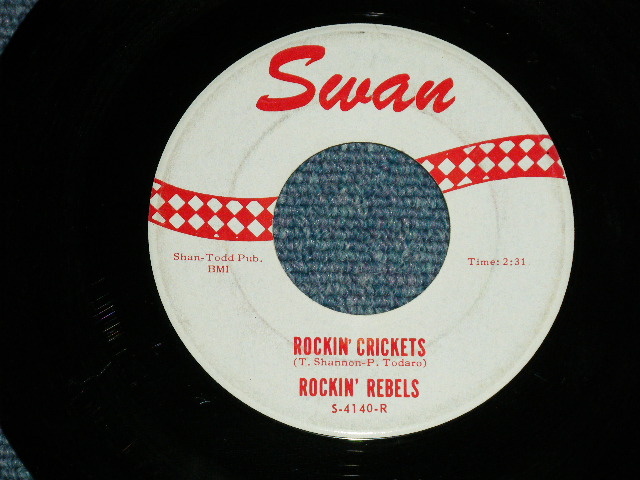 画像1: The ROCKIN' REBELS - ROCKIN' CRICKETS : HOLLY GULLY ROCK    (Ex++/Ex+++)  / 1963 US AMERICA ORIGINAL Used 7" Single 