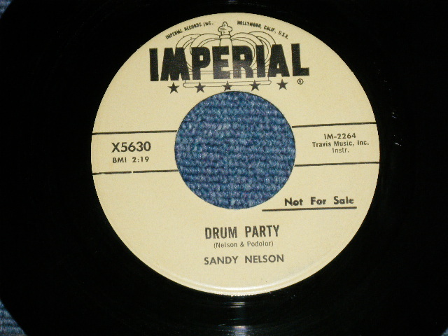 画像1: SANDY NELSON - .DRUM PARTY : BIG NOISE FROM WINNETKA: ( Ex+++/Ex Looks:Ex+++)  /  1959 US AMERICA ORIGINAL Used 7" Single "PROMO" 