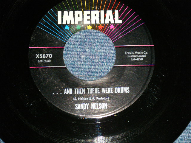 画像1: SANDY NELSON - ... AND THEN THERE WERE DRUMS : LIVE IT UP  ( Ex++/Ex++ )  /  1959 US AMERICA ORIGINAL Used 7" Single 