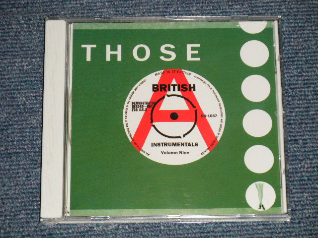 画像1: V.A. Various OMNIBUS - THOSE BRITISH INSTRUMENTALS  Volume NINE (NEW ) /  2012 EU  "Brand New" CD-R 